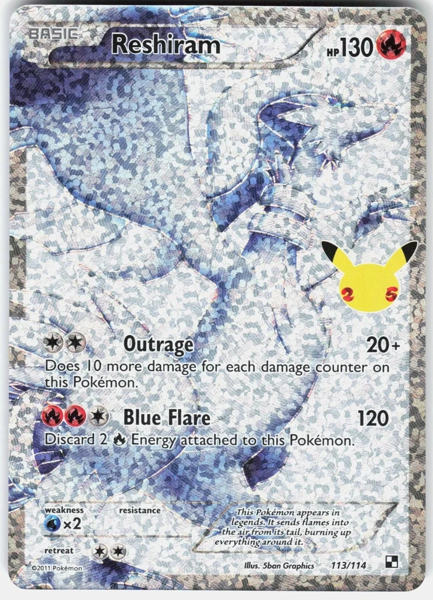 Reshiram 113/114 Celebrations: Classic Collection for sale | eBay