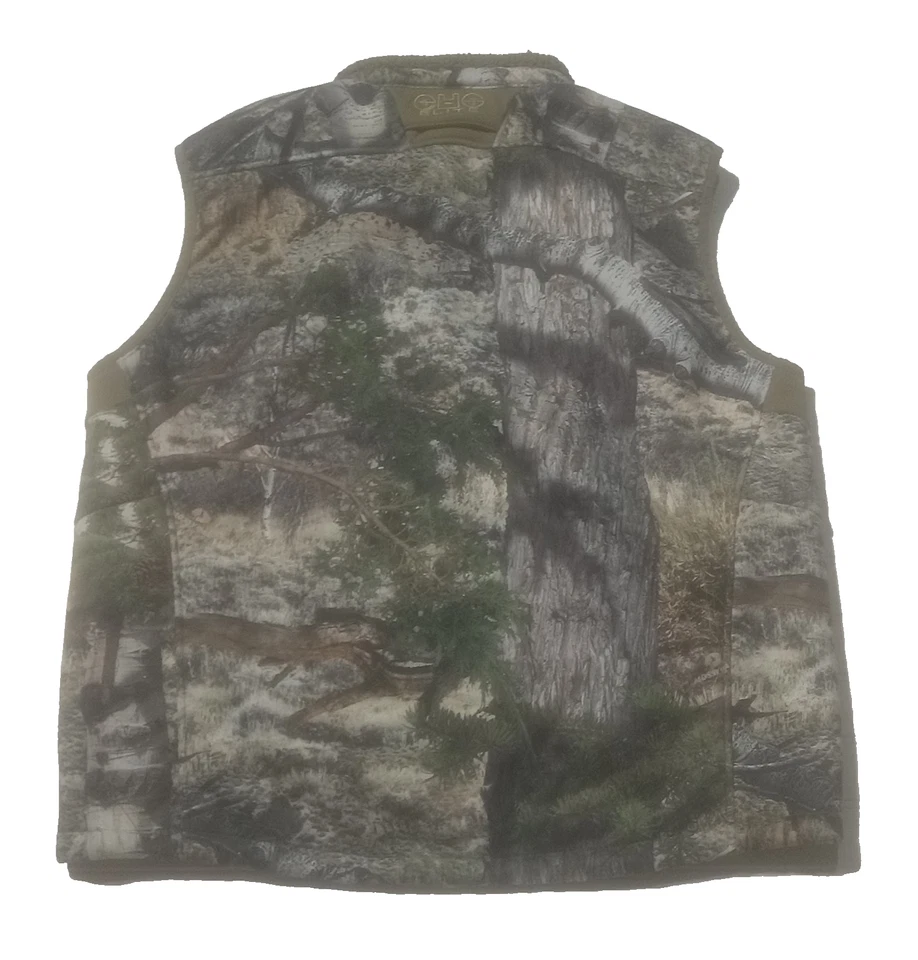 Mossy Oak Mens Fleece Lined Hunting Vest Size XL Extreme Hunting Gear 3 Pockets - Image 3 of 4