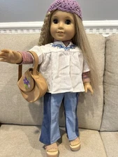 American Girl Doll Julie With Meet Outfit And Book