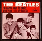 Beatles 45 I’ll Cry Instead 1964 RARER WEST COAST PIC SLEEVE, VG+ and NM 45!