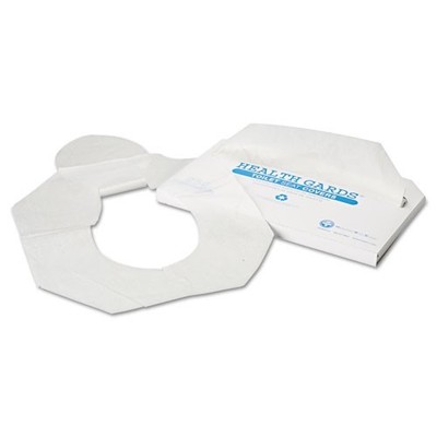 HOSPECO Health Gards Toilet Seat Covers, Half-Fold, 250/Pack, 10 Boxes/Carton