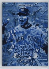 2017 Topps Fire Monikers Blue Chip Derek Jeter #M-40 HOF b4d
