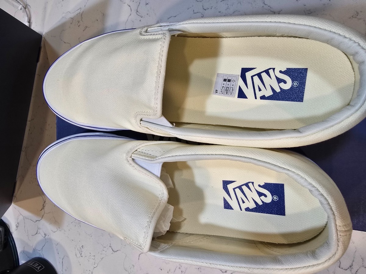 New Vans Premium Slip-On Reissue 98 LX Off White Sneakers Low-Top 
