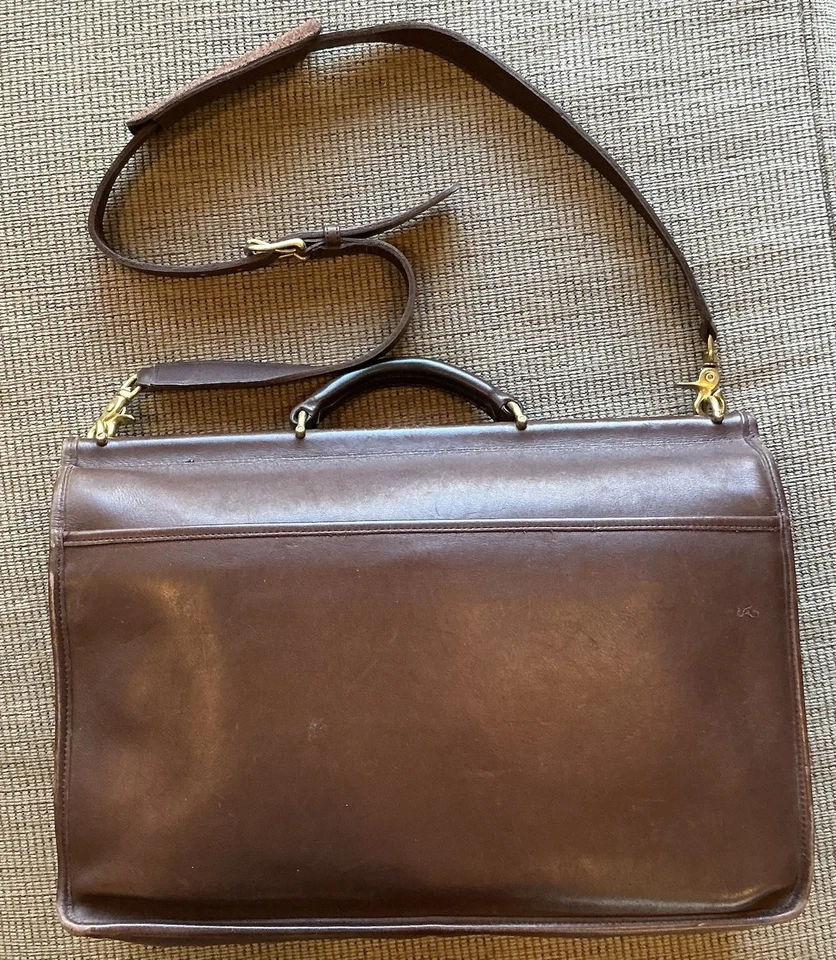 Maletín Coach Kensington Estilo Años 90 Vintage Estilo Marrón Nº 5279 Foto 2 de 4