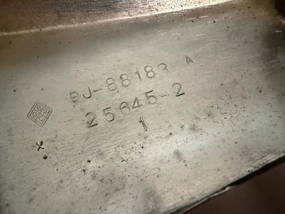 NOS 1956 Ford Fairlane Car LH Drivers Fender Parking Light Housing Extension - Image 4 of 4