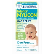 Mylicon Infants' Gas Relief Dye Free Drops - .5 oz