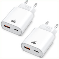Usb C LadegeräT 20W SchnellladegeräT 2Er Pack Pd 3.0 Netzteil FüR Iphone Samsung