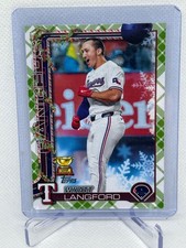 2024 Topps Holiday Wyatt Langford RC Texas Rangers Rookie SP
