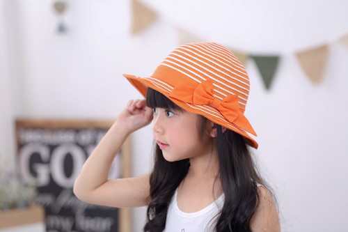 Girl Tea Party Hats Girls Straw Hat for Kids Costume Easter Princess 20" Dia - Picture 7 of 7