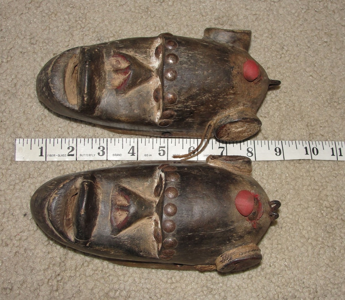 Old Ancient African Tribal Dan Monkey Passport Mask Africa Baule