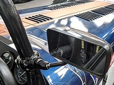 SPA Design Caterham Mirror black Convex RH - Fixes to windscreen or roll cage