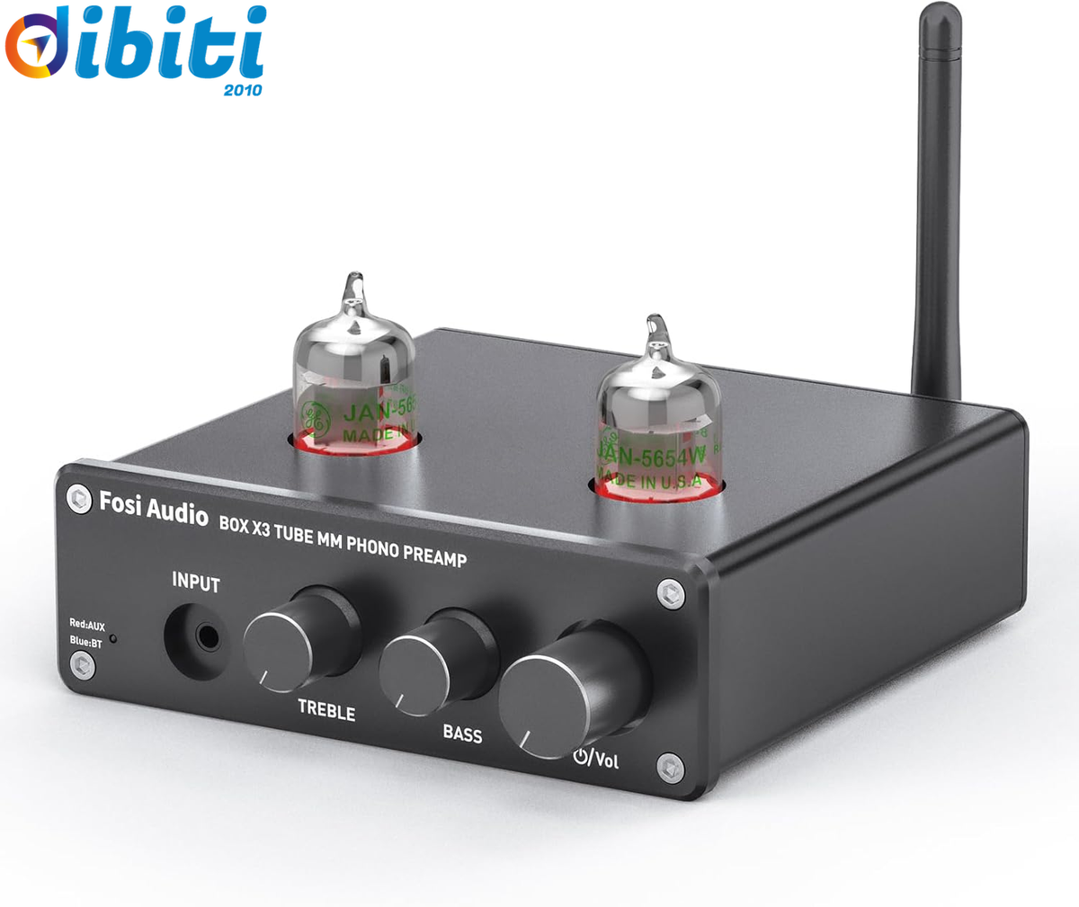Preamplificatore Fono Fosi Audio BOX X3 | Con Bluetooth 5.0 E Valvole 5654W Per Giradischi - Foto 8