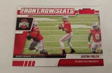 Justin Fields 2021 Panini Contenders Front Row Seats RED Parallel RC #15 Bears