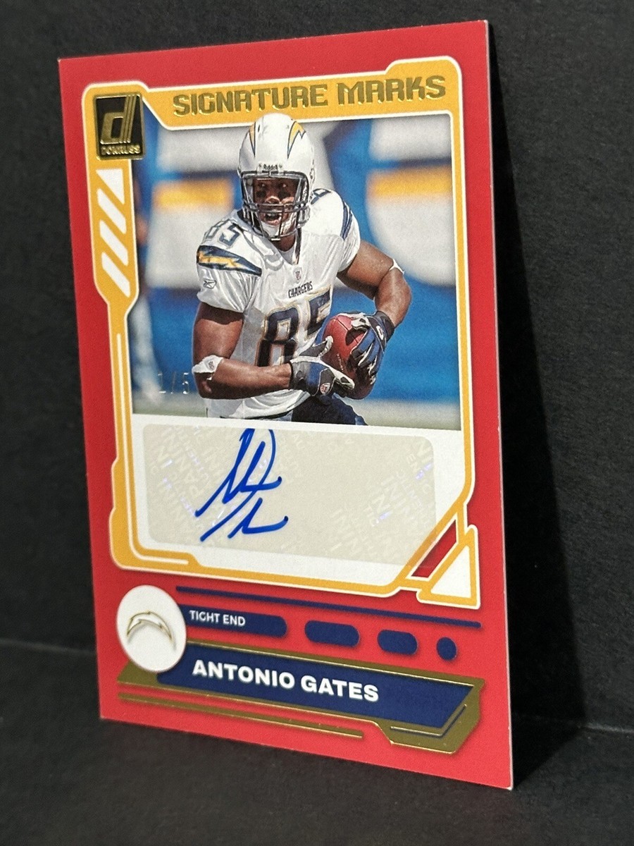 2023 Panini Donruss NFL Signature Marks Legend Antonio Gates Auto