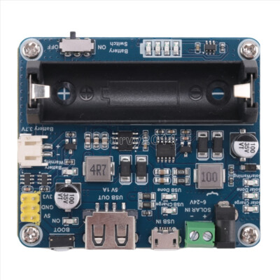 6V~24V Solar Panel Power Management Module Support MPPT 850mAh Li-ion Battery