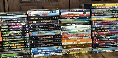 Animated/Family Movies Your Choice-DVDS-TMNT-Peanuts-Transformers-Dr. Suess+more
