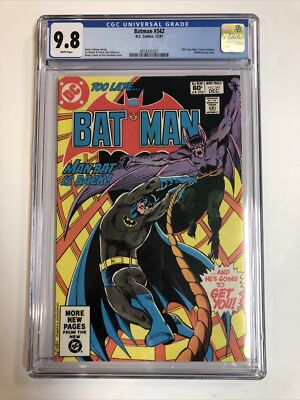 Batman (1981) # 342 (CGC 9.8 WP) Low Census ! | eBay