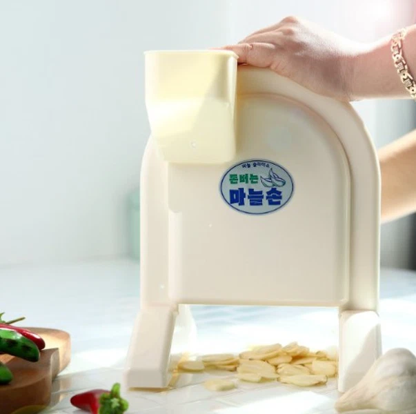 Korean Garlic Roller Slicer Home Kitchen Restaurant Garlic Hand