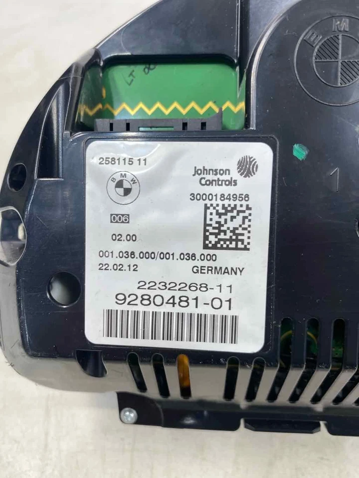 Medidor de velocímetro usado se adapta a: BMW 535I Cluster 2012 MPH sin navegación sin cabezal Foto 2 de 4