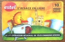 ESTEL ALSACE INTERCALL CARTE PREPAYÉE PREPAID TELECARTE SCHEDA PHONE CARD