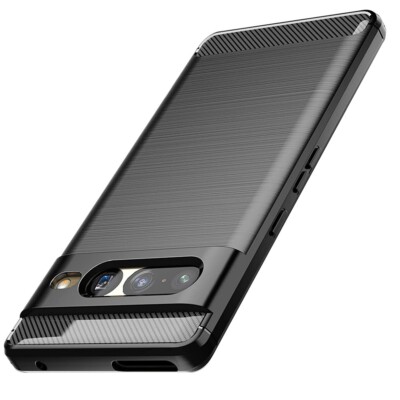 Boosting Shock Absorbing Carbon Fiber Soft Slim TPU Case fit Google Pixel 7 Pro