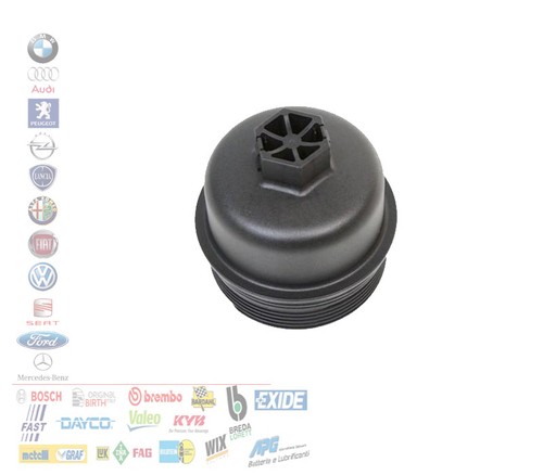 Tappo Coperchio Alloggiamento Filtro Olio 1103.L7: Sostituzione Resistente Al Calore Per Citroën C2, C3, C4, C5, C8, Berlingo - 2