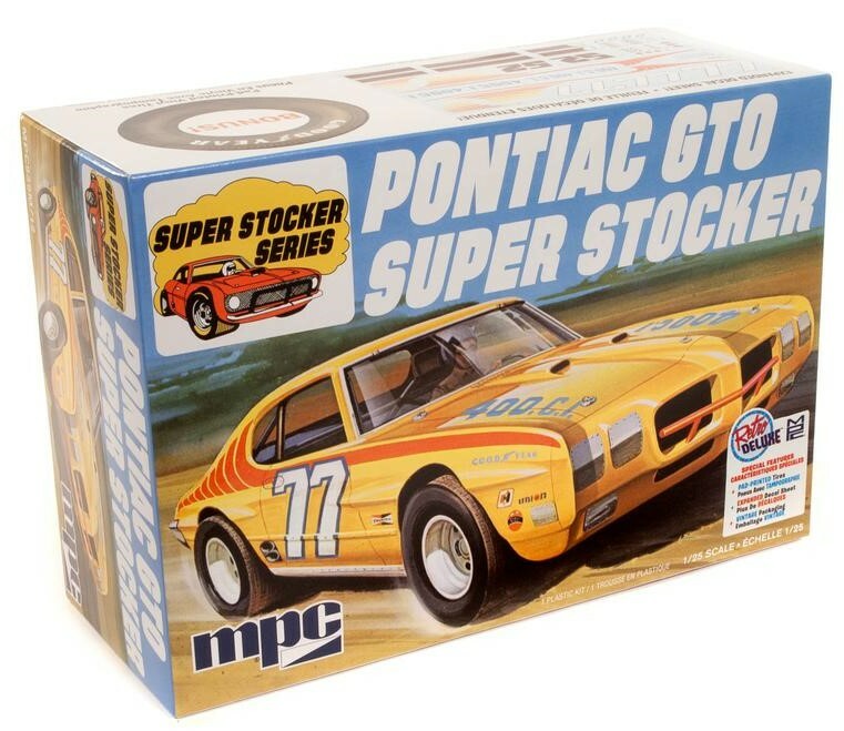 1:25 MPC Pontiac GTO Super Stock Late Model Race Car Plastic Model