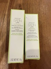 NIB Mary Kay SATIN LIPS White Tea & Citrus Shea Butter Balm & Sugar Scrub Set