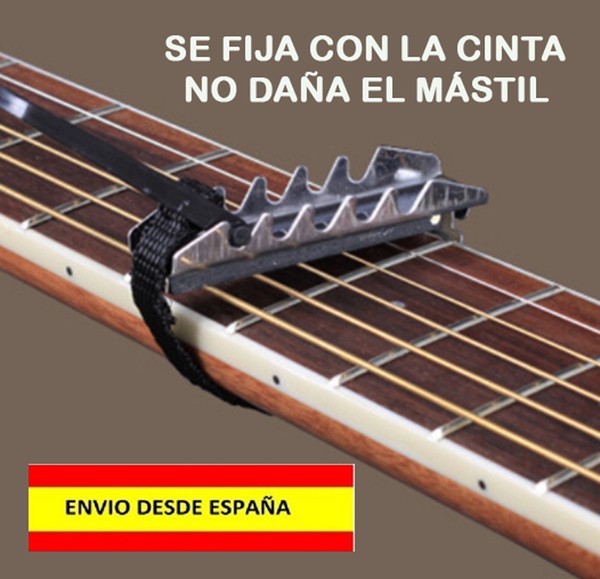 CAPO CAPOTRASTE BARRA GUITARRA ACUSTICA ELECTRICA  BAJO UKELELE MANDOLINA ROCK