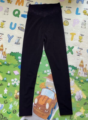 Legging femme noir élégant doublé voile Taille XS - Photo 1/2