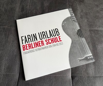 Farin Urlaub    Berliner Schule (sealed) LP Vinyl FURT Die Ärzte Bela B