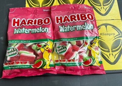 2 -bags 6.03oz Each HARIBO  Watermelon Soft  & Sweet