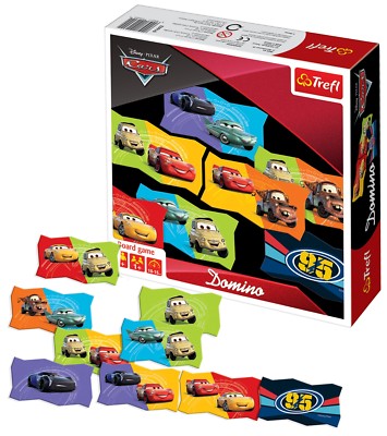 Trefl Kids Disney Domino Cars Karten Strategie Brettspiel Spielspaß Kinder NEU