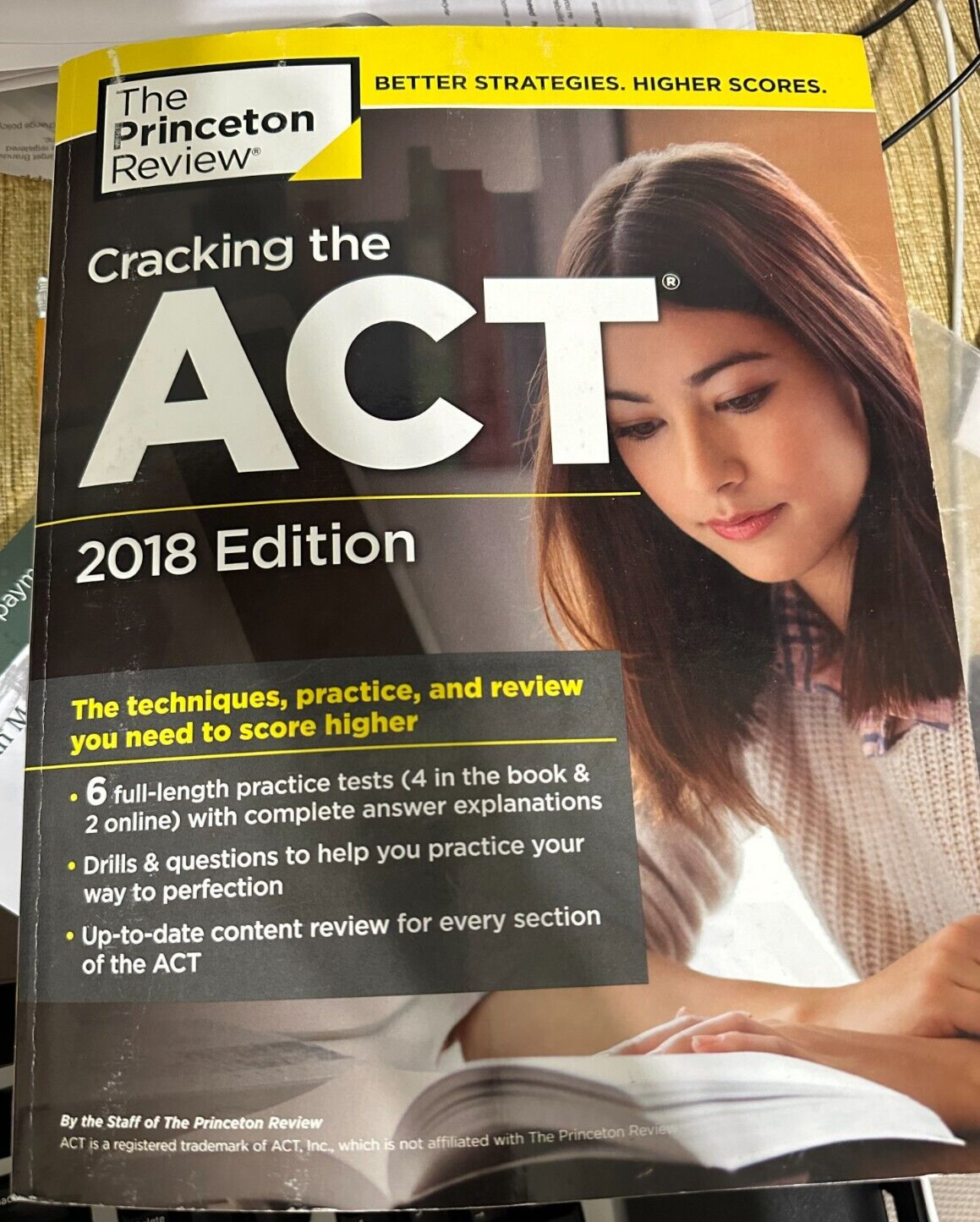 The Princeton Review Cracking the ACT- 2018 Edition- LIKE NEW | eBay
