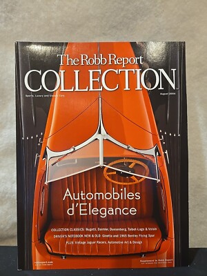 Robb Report Collection August 2004 Sports, Luxury & Classic Cars - d'Elegance