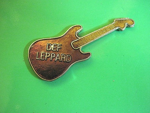 DEF LEPPARD guitar -  hat pin , tie tac , hatpin , lapel pin GIFT BOXED