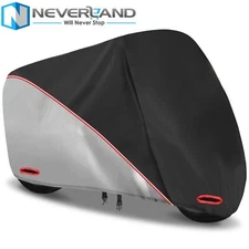XXXL NEVERLAND 190T Motorbike Cover Waterproof Sun UV Snow Dust Rain Protector