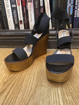steve madden wooden wedges