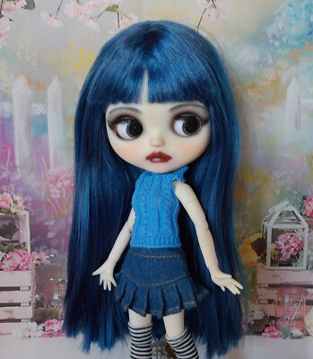 Blythe doll custom sleepy eyes OOAK Blythe by Daniela Mar