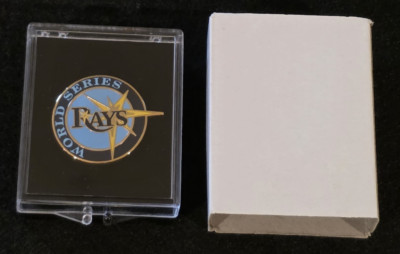 2020 TAMPA BAY RAYS WORLD SERIES PRESS PIN-RAYS vs L.A. DODGERS-NEW IN BOX