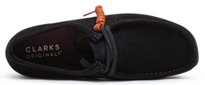 Clarks Originals Wallabee Lo Black Suede 26155519 | eBay