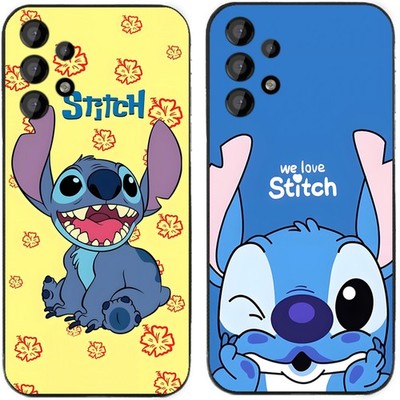 2 Pcs Stitch Case For Samsung Galaxy S9 S9+ S8 S8+ S7 edge Note 8 9 10 20 Ultra