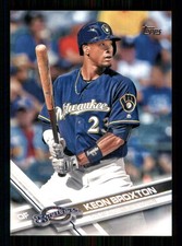 2017 Topps #182 Keon Broxton Milwaukee Brewers 60320