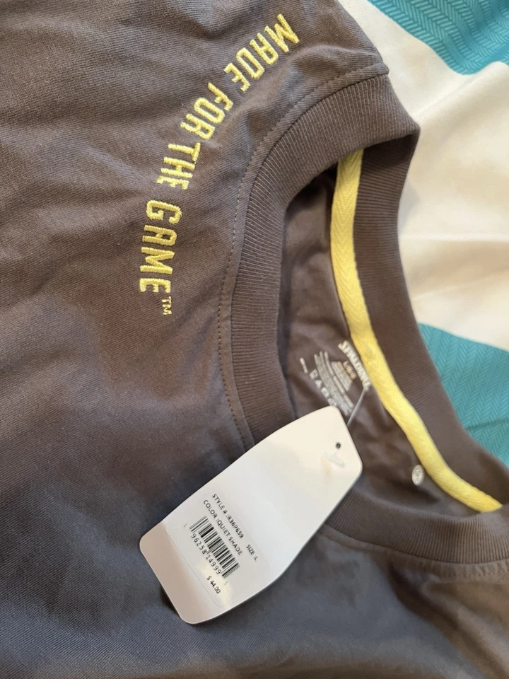 Top corto Spalding Active Wear para mujer bordado "hecho para el juego" Foto 3 de 4