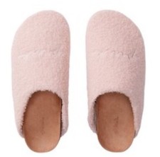 VICTORIA  S SECRET PINK LOGO SHERPA CLOG SLADE SHOES SIZE LARGE 9/10 PINK NEW