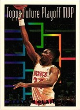 1993-94 Topps GOLD Future Playoff MVP Hakeem Olajuwon #205 Rockets HOF Mint