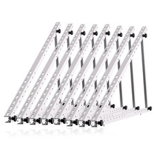 46.5 inch Adjustable Solar Panel Brackets for Any Flat Surface RV Roof 2/4 Set