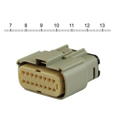 NAMZ, Molex MX-150 Stecker. Grau, Stecker, 16 Pin 07-24 verschiedene H-D