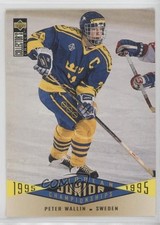1995 Collector s Choice European Junior Championships Peter Wallin Per #354 0r6j