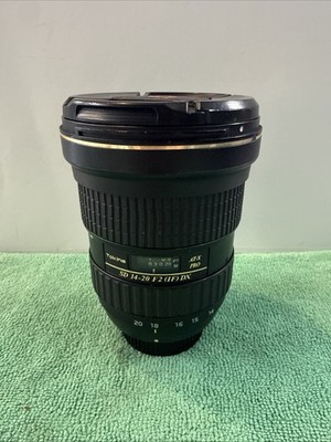 Tokina AT-X 14-20mm f/2 Pro SD IF DX Lens for Nikon